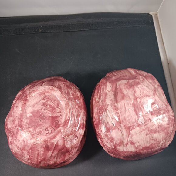 Vintage 80's Walnut Shaped Ceramic Nut Cookie Jar with Lid RARE - Picture 6 of 14